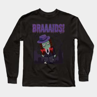 Braid Zombie Long Sleeve T-Shirt